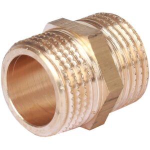 Ниппель HH TIEMME 1/2х1/2 для стальных труб резьбовой, 1500002 — изображение 2