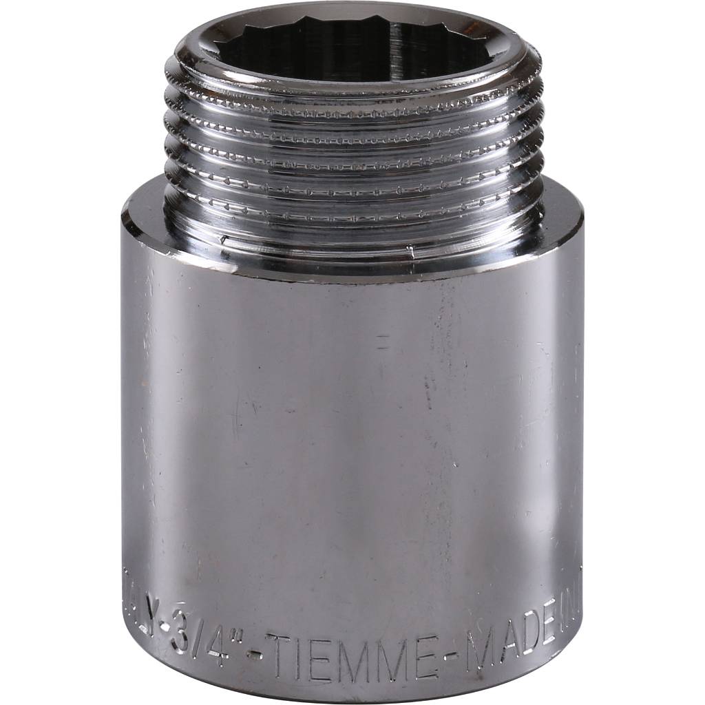 RQLAGK096RKM6C_0 Удлинитель TIEMME НВ 30мм-3/4 хром для стальных труб резьбовой, 1500240 — изображение 1