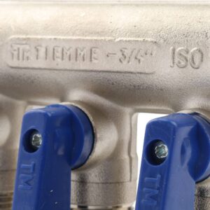 Коллектор TIEMME 1/2х3/4 с кран. на 3 выхода, 1820003 (1823N160403) — изображение 7