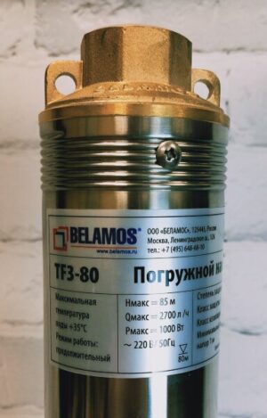 Скважинный насос BELAMOS TF3-80 (диаметр 78мм, кабель 50м) — изображение 3