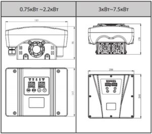 Частотный преобразователь BELAMOS FIL-10 2.2KW 220V с датчиком давления — изображение 4