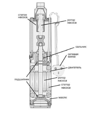 Погружной винтовой насос BELAMOS SP40/5 (диаметр 96мм, кабель 20м) — изображение 4